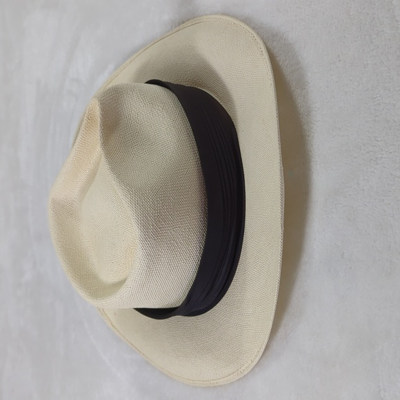 Vintage Bailey of California 'Cuban' straw fedora L - Picture 4 of 7
